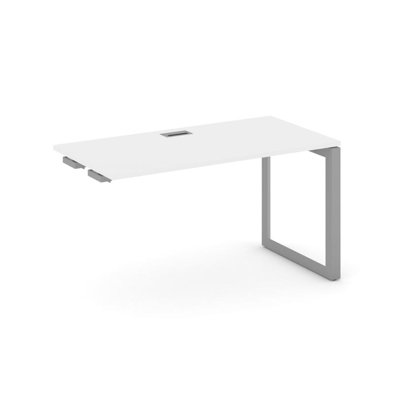 Style Project Стол-приставка к опор. элем. SN-59O.OPRS-023 Белый/Металл Серый/Серебро Заглушка 1380*