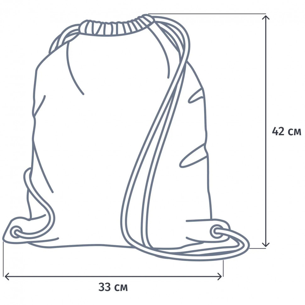 Мешок для обуви №1School Magic, 330х420 мм, МО-20