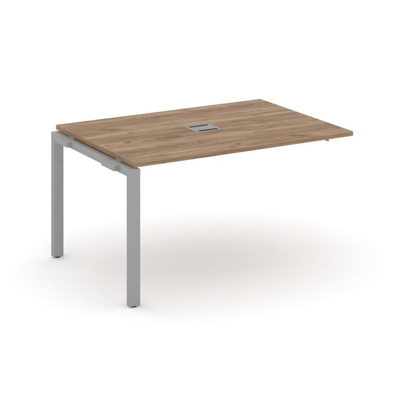 Style Project Проходной наб. элем. перег. стола SN-59P.NSPRG-004 Дуб Табак/Металл Серый 1580*980*750