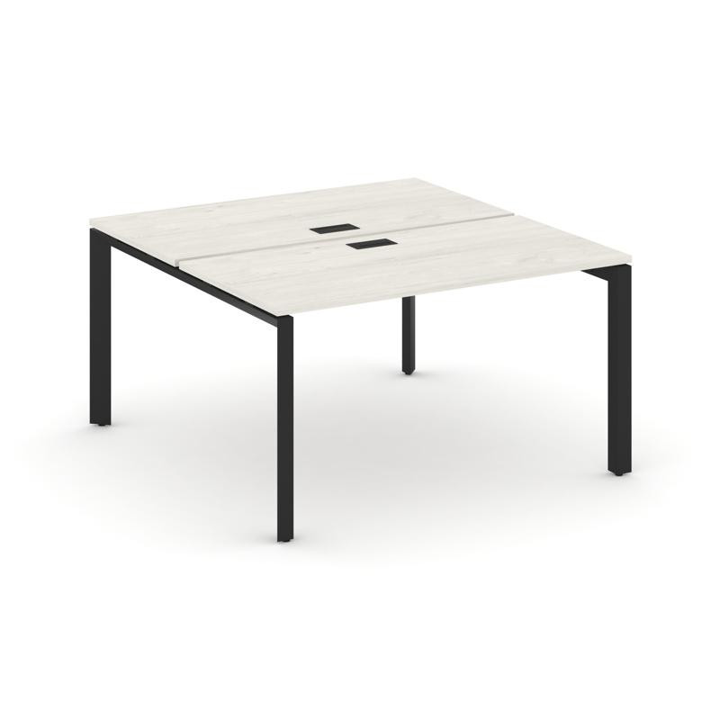 Style Project Рабочая станция двухсторонняя SN-59P.DRS-013 Дуб Наварра/Металл Черный/Черный Заглушка