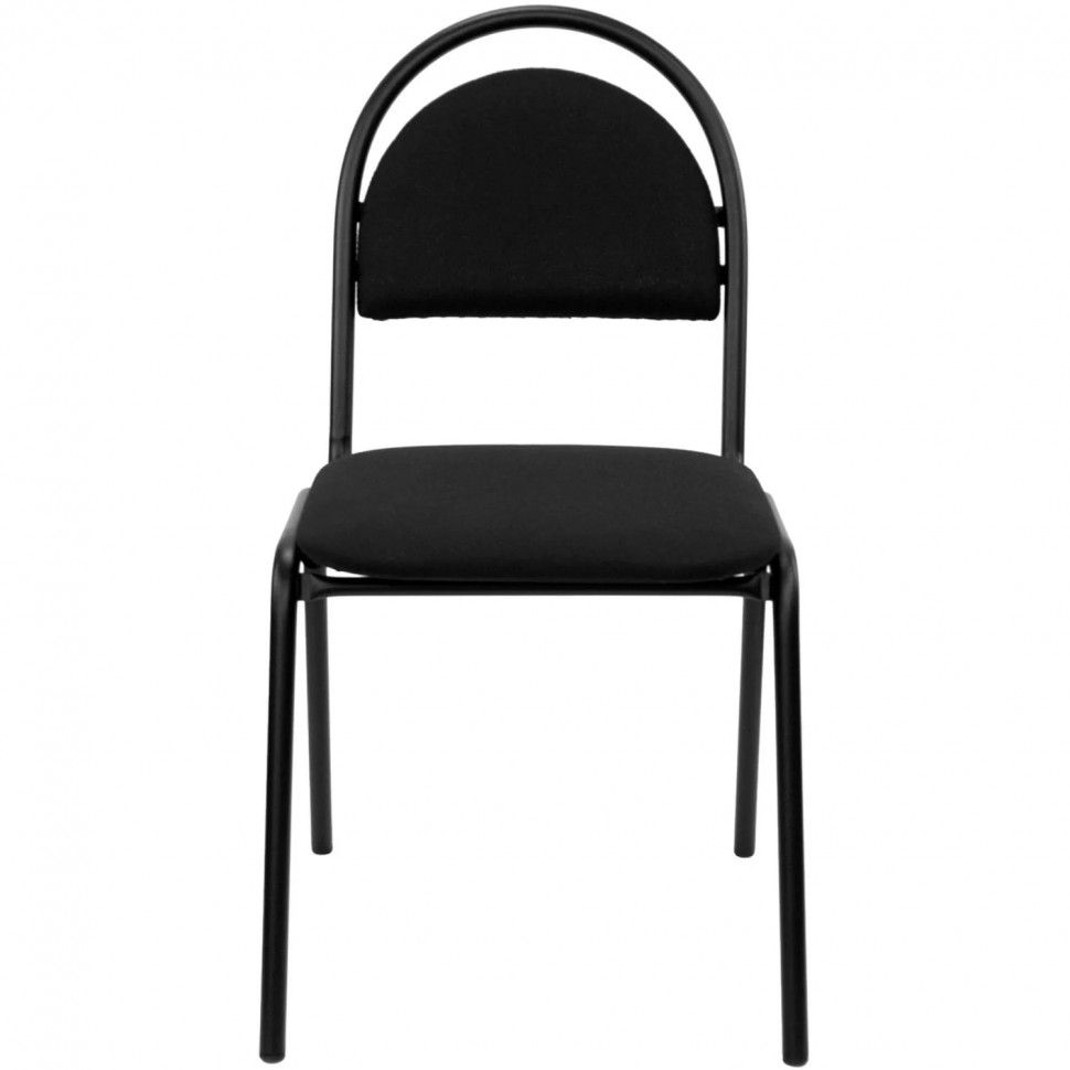 Стул 0MX_UA_SEVEN-15 (Свевен) каркас черный, ткань черная С-11