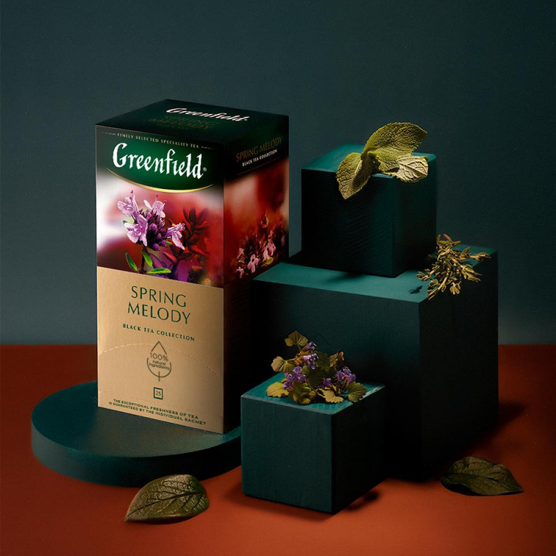 Чай Greenfield Spring Melody черный фольгир.25пак/уп 0525-10