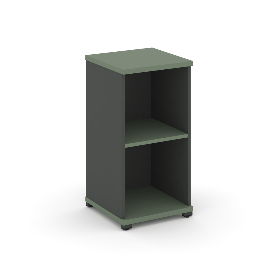 Concept Стеллаж 1 узкая секция, 2 ниши CN.STU-210 Кобо/Антрацит/Металл Антрацит 420*420*818