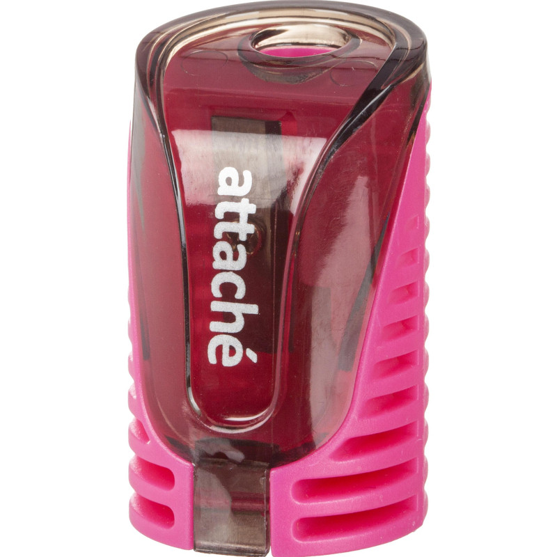 Точилка для карандашей, 1 отв, с контейнером, цв в ассорт, металл, пластик Точилка для карандашей, 1 отв, с контейнером, цв в ассорт, металл, пластик