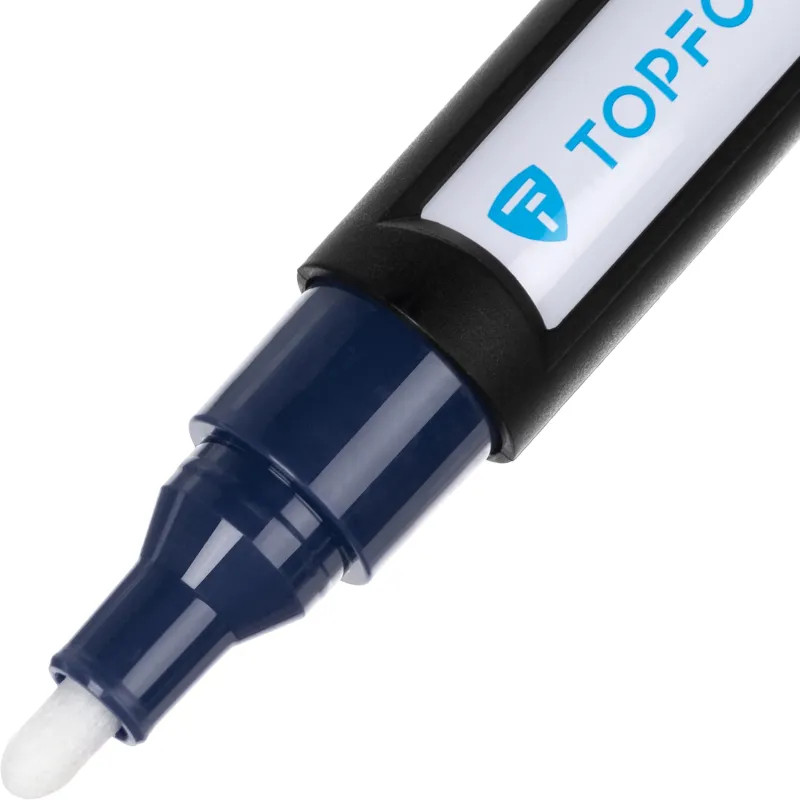Маркер лаковый TOPFORT Industrial Plus 4 мм синий
