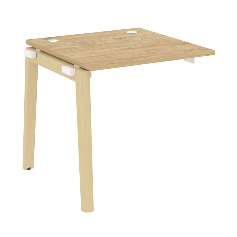 Onix Wood Наборный эл. раб. станции OW.1.NRS-0.8 Тиквуд Светлый/Дуб Светлый/Металл Белый 780*800*750