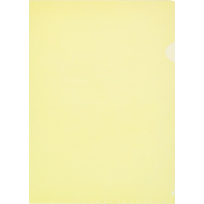 Папка уголок Attache Economy п/э цв. E-100/123T желтая Россия 10 шт/уп