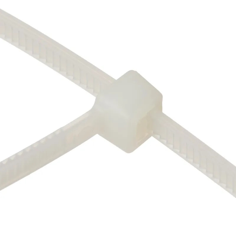 Хомут стяжка нейлоновая TOPFORT 4х300 (3,6х300 мм) белый 100 шт/уп