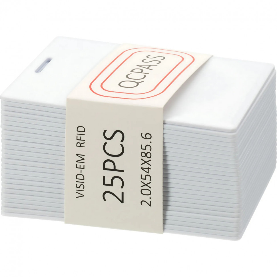 Карта бесконтак Bigtech Mifare Classic 1K толс чтен без ном,с прор 100шт/уп