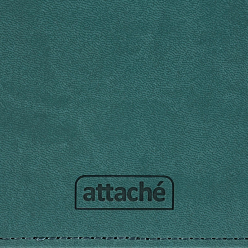 Ежедневник датированный 2026 АТТАСНЕ А5, 180л, 143х210мм, Сиам бирюзовый