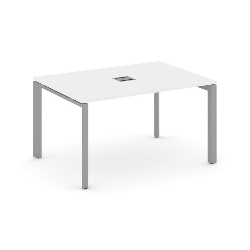 Style Project Стол переговорный SN-59P.SPRG-003 Белый/Металл Серый 1380*980*750