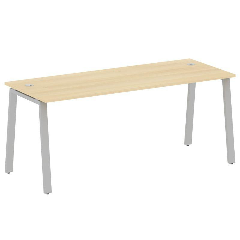 Metal System Стол письменный на А-образном м/к БА.СП-5 Акация Лорка/Металл Серый 1800*720*750 Metal System Стол письменный на А-образном м/к БА.СП-5 Акация Лорка/Металл Серый 1800*720*750