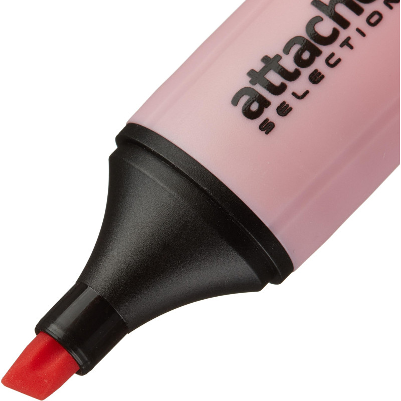 Маркер текстовыделитель Attache Selection Pastel 1-5 мм розовый