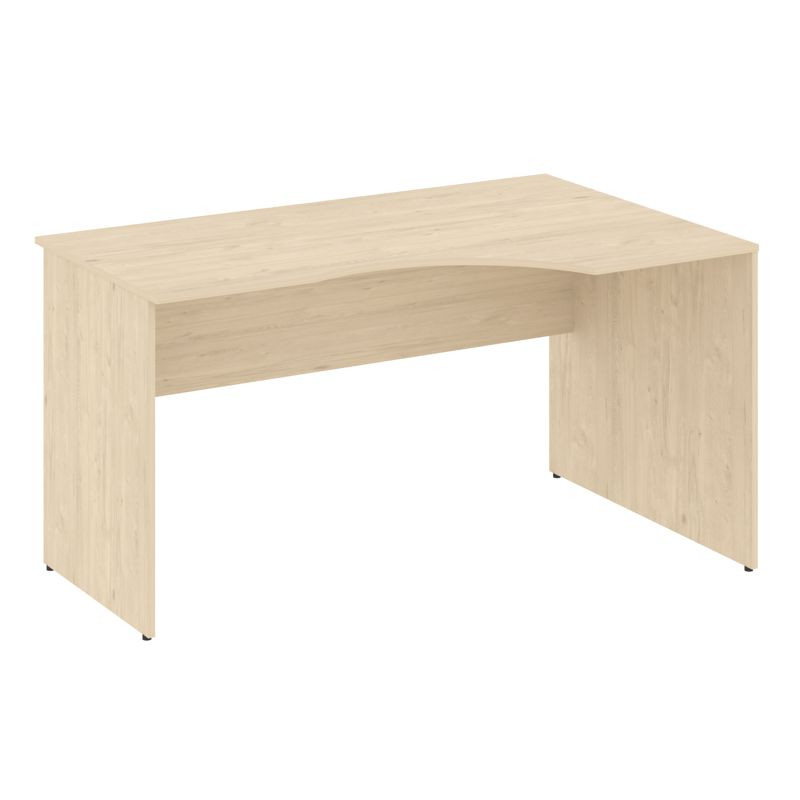 Nova S Стол криволинейный правый В.СА-2 (R) Бук Артизан 1400*900*750 Nova S Стол криволинейный правый В.СА-2 (R) Бук Артизан 1400*900*750