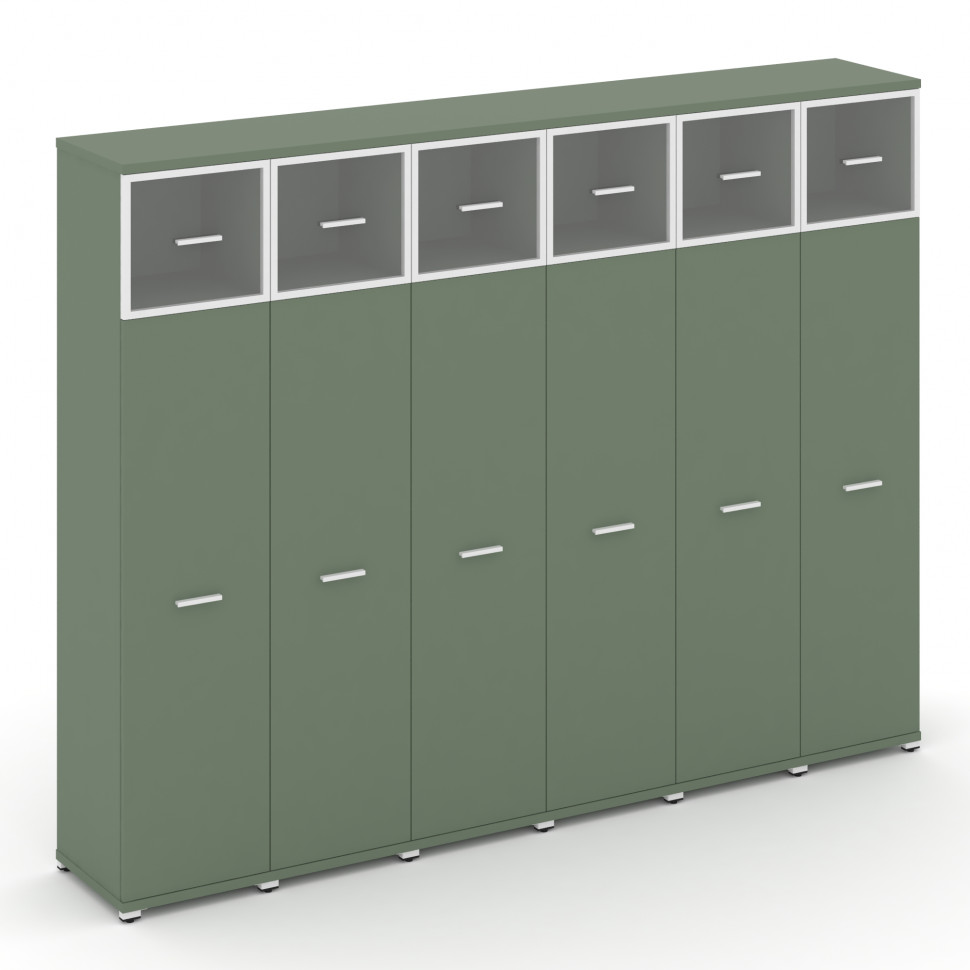 Concept Шкаф 6 узких секций, 5 ниш CN.STU-567 RPW W Кобо/Металл Белый/Прозрачный 2500*420*1922 Concept Шкаф 6 узких секций, 5 ниш CN.STU-567 RPW W Кобо/Металл Белый/Прозрачный 2500*420*1922