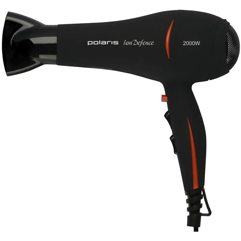 Фен POLARIS PHD 2038Ti, черный