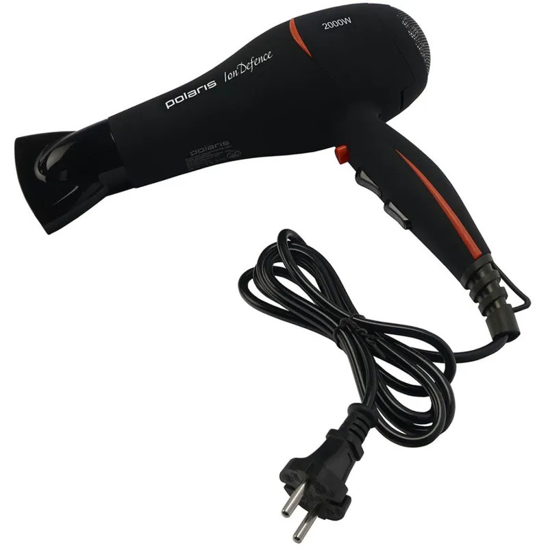 Фен POLARIS PHD 2038Ti, черный