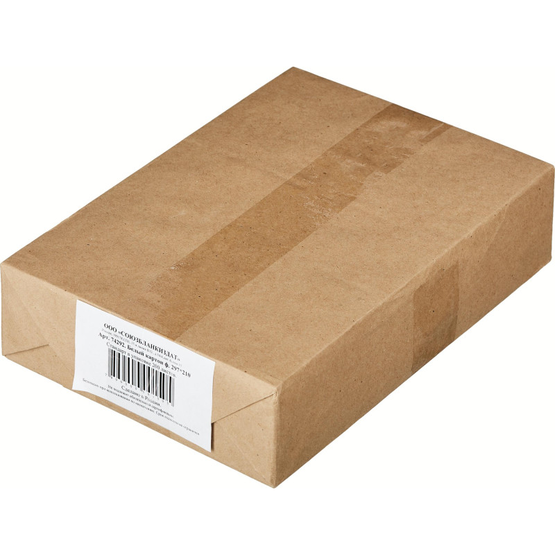 Картон белый 200л,А4,немелов,260гр