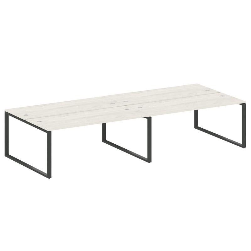 Metal System Рабочая станция на 4 места на О-образном м/к БО.СМ-4.5 Дуб Наварра/Металл Антрацит 3600 Metal System Рабочая станция на 4 места на О-образном м/к БО.СМ-4.5 Дуб Наварра/Металл Антрацит 3600