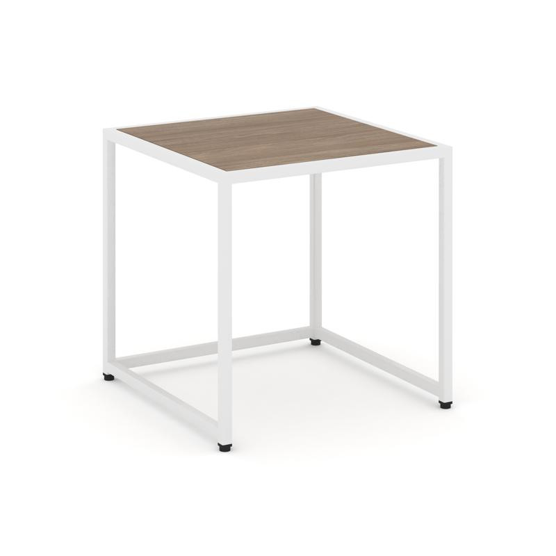 Loft Стол журнальный VR.L-SJK-50 Дуб Аризона/Металл Белый 500*500*500 Loft Стол журнальный VR.L-SJK-50 Дуб Аризона/Металл Белый 500*500*500