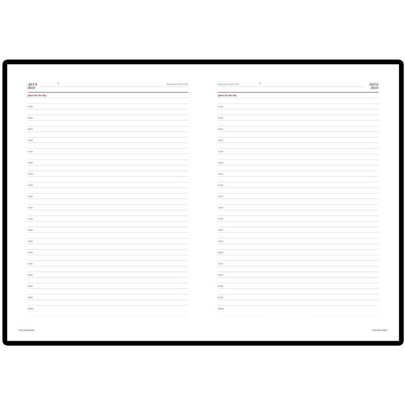 Ежедневник недатированный ,А4,,136л, Sidney Nebraska черн3-539/02