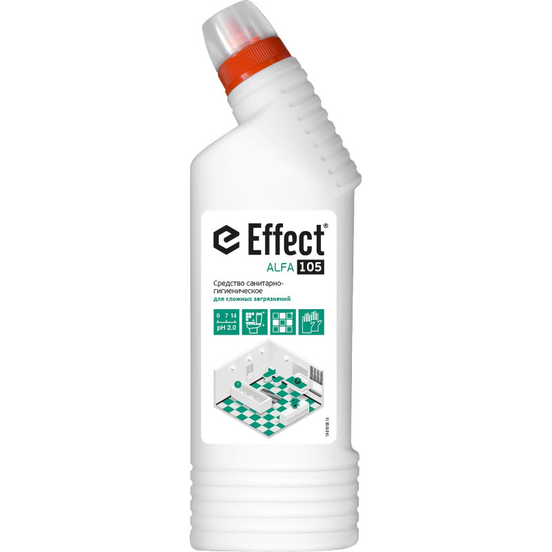 Профхим сантех кисл от сложн загрязнений Effect/ALFA 105, 0,75л