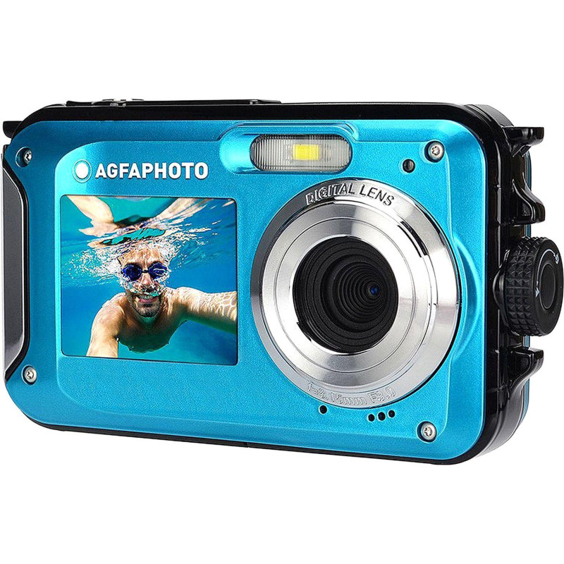 Фотоаппарат AgfaPhoto Realishot WP8000 Blue, водонепр., 2 дисплея