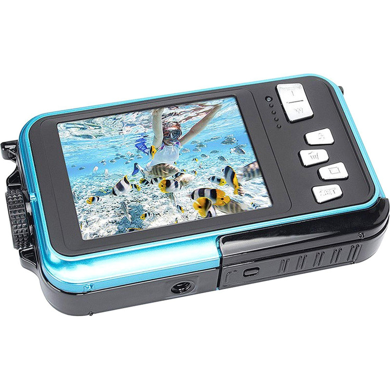 Фотоаппарат AgfaPhoto Realishot WP8000 Blue, водонепр., 2 дисплея