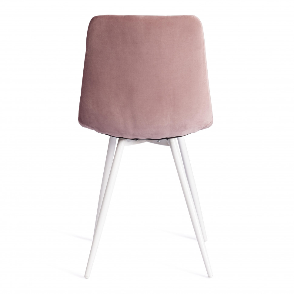 Стул CHILLY (mod. 7095-1) / 1 шт. в упаковке ткань/металл, 45x53х88 см, высота до сиденья 50 см, лавандовый barkhat 17/белый