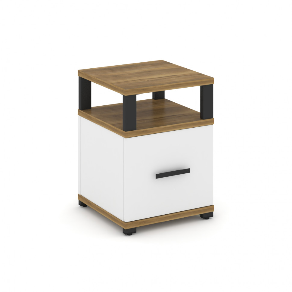 Concept Тумба приставная 1 распаш. фасад с надставкой CN.TUP-005 B Сандал Янтарный/Белый Бриллиант/М Concept Тумба приставная 1 распаш. фасад с надставкой CN.TUP-005 B Сандал Янтарный/Белый Бриллиант/М