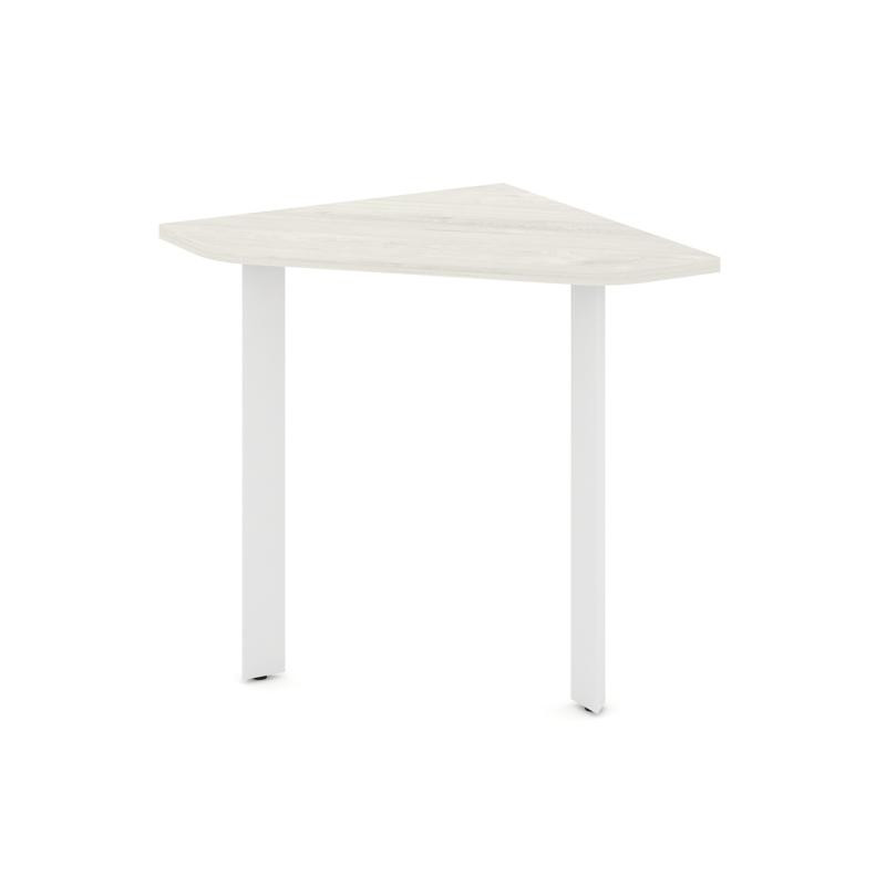 Style Project Угловой элемент стола SN-59.USP-011 Дуб Наварра/Металл Белый 700*700*750
