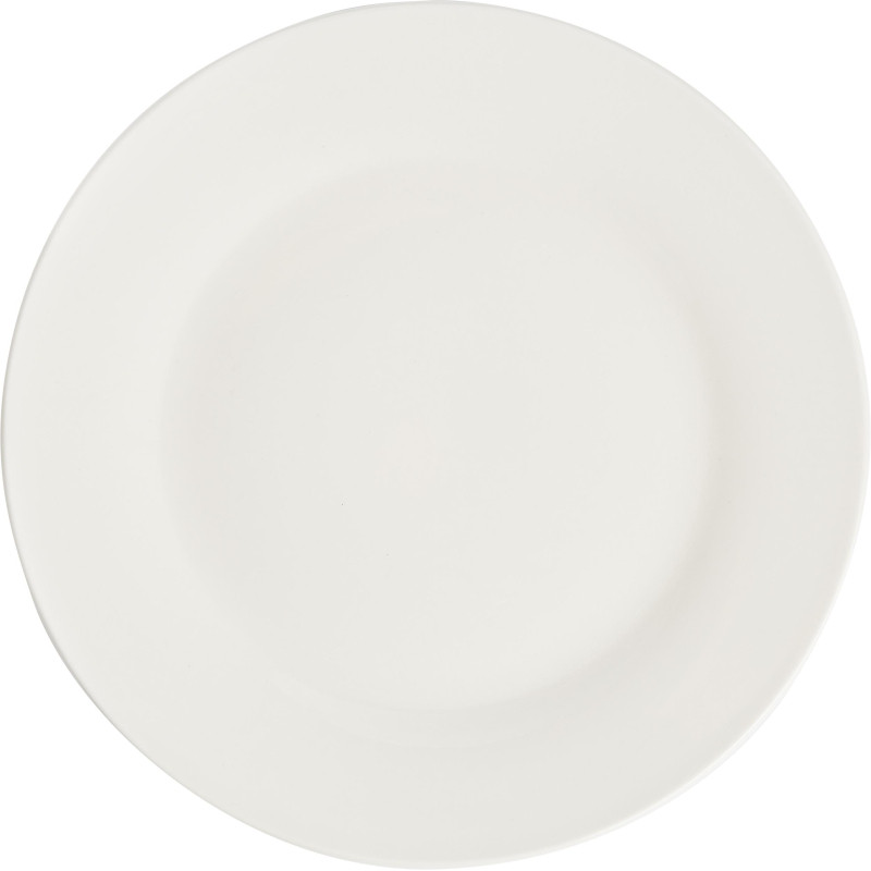 Тарелка Kaylas, D224мм, фарфор, белая 6шт/уп