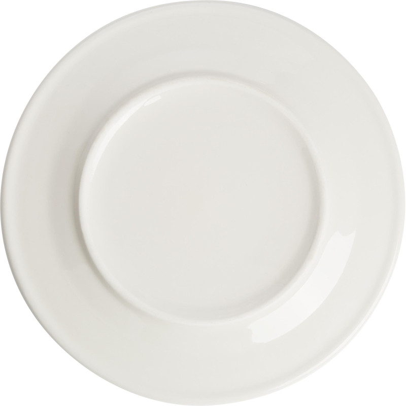 Тарелка Kaylas, D224мм, фарфор, белая 6шт/уп