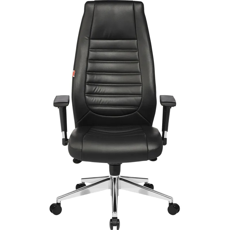 Кресло BN_Fc_EChair-599 MPU кожзам черный, алюминий