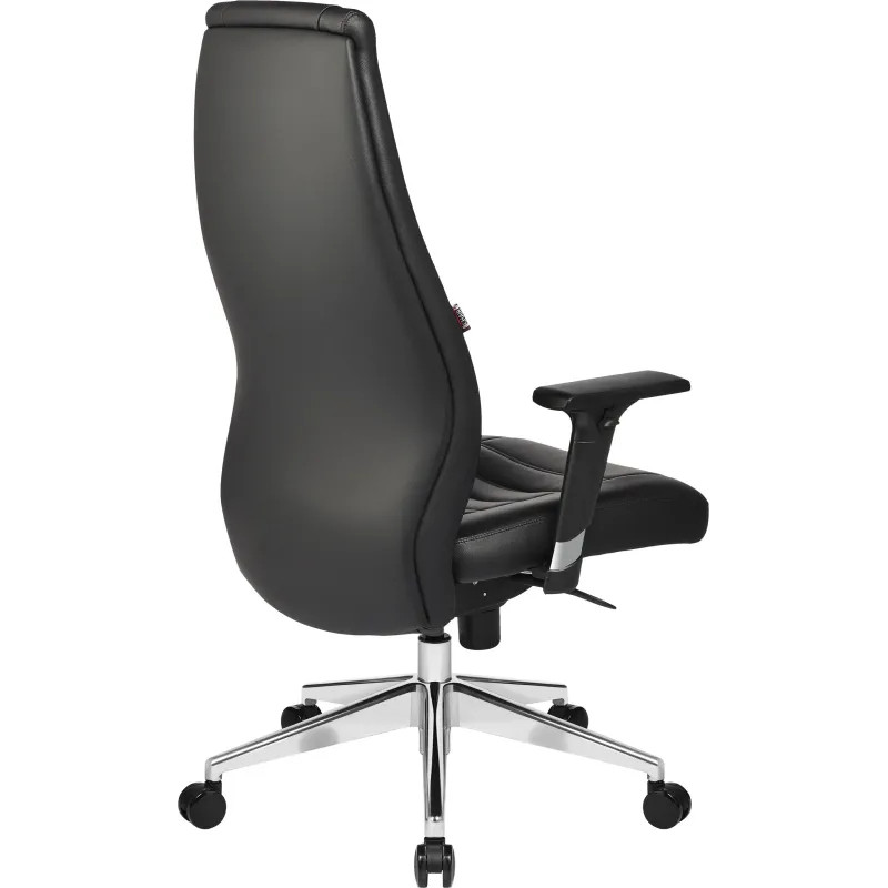 Кресло BN_Fc_EChair-599 MPU кожзам черный, алюминий