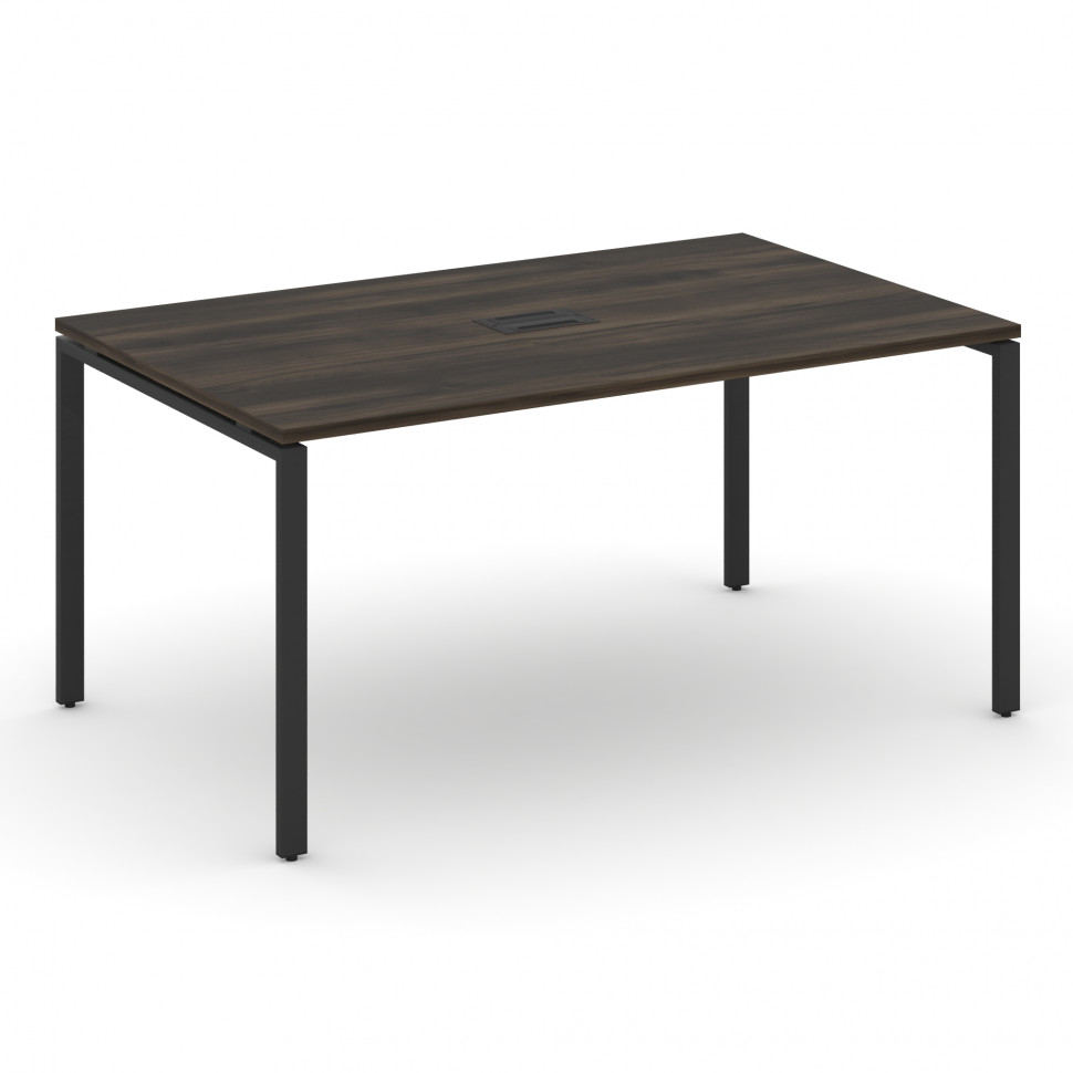 Concept Стол переговорный (1 столешница) CN.PRG-014 Дуб Мали/Металл Черный 1580*980*750