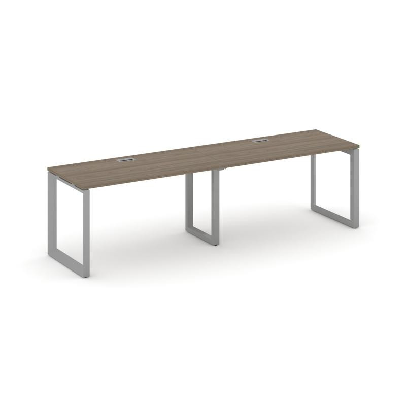 Style Project Рабочая станция односторонняя SN-59O.ORS-021 Вяз Благородный/Металл Серый/Серебро Загл