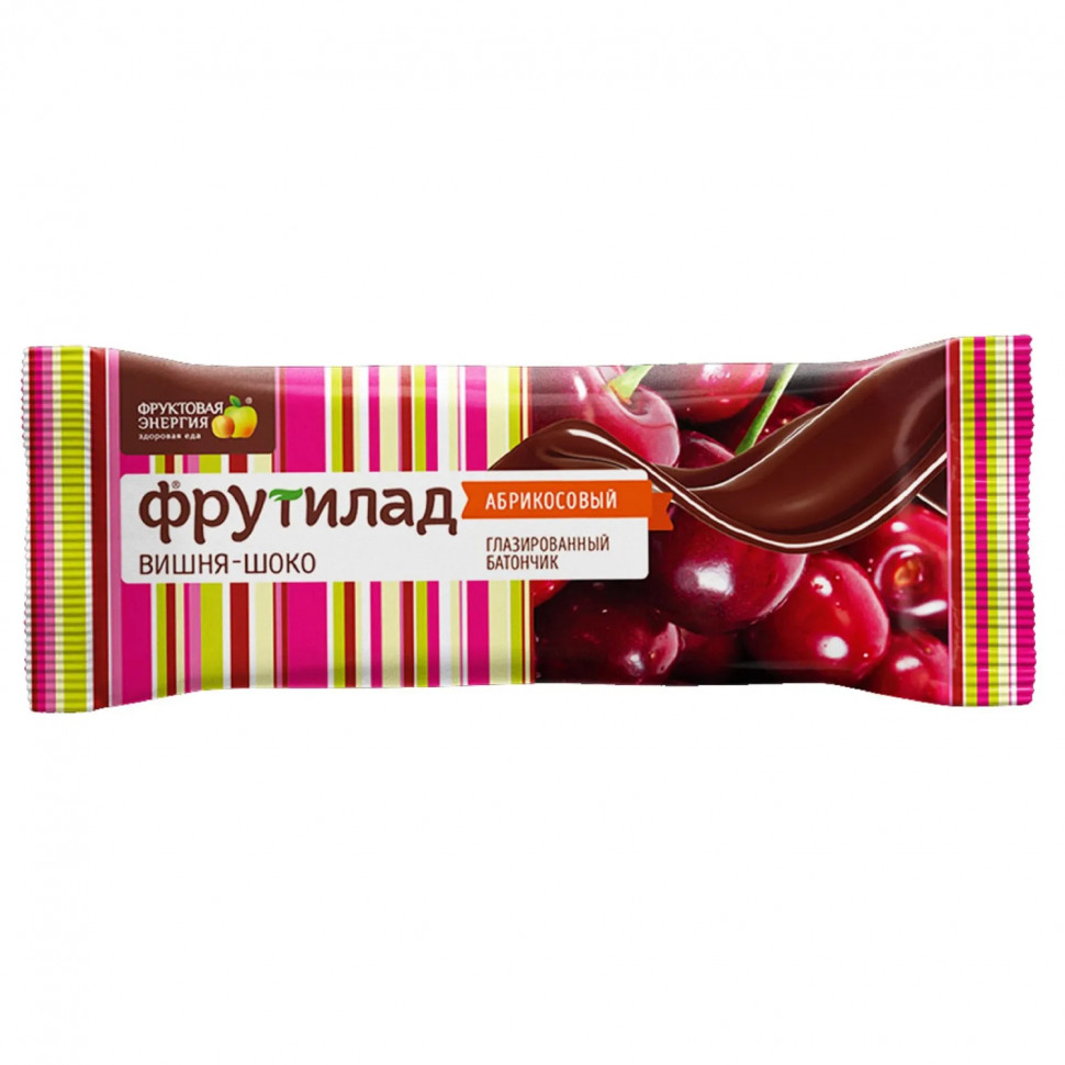 Батончик Фрутилад  Вишня в шоколаде, 40гx20шт/уп