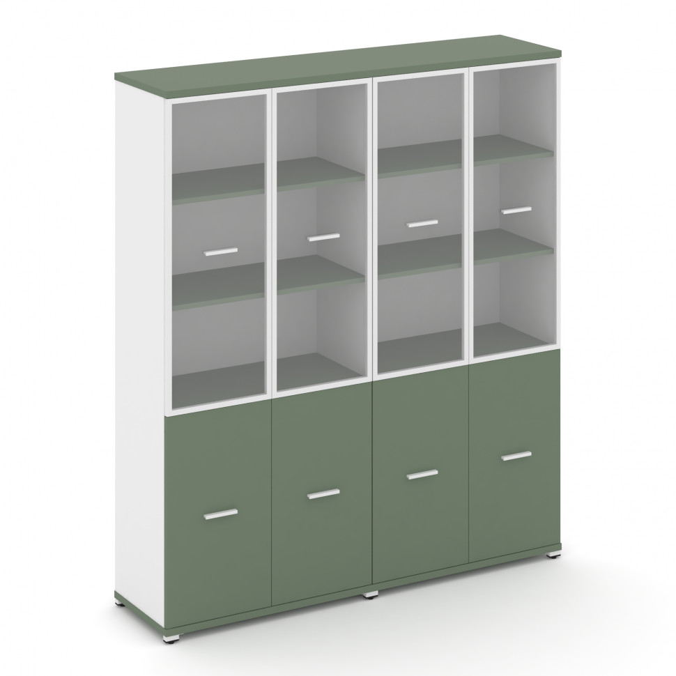 Concept Шкаф 2 широкие секции, 5 ниш CN.STS-522 RPW W Кобо/Белый Бриллиант/Металл Белый/Прозрачный 1 Concept Шкаф 2 широкие секции, 5 ниш CN.STS-522 RPW W Кобо/Белый Бриллиант/Металл Белый/Прозрачный 1