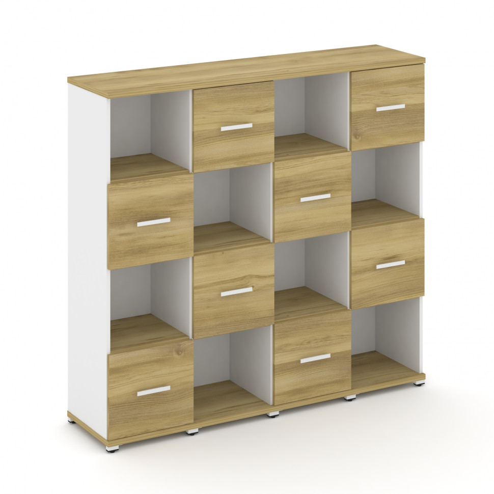 Concept Набор №443.U CN.STUN-443 W Дуб Винченцо/Белый Бриллиант/Металл Белый 1668*420*1554