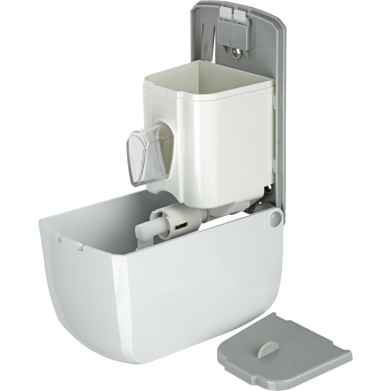 Дозатор для жидкого мыла Luscan Professional 500мл, бело-серый пластик