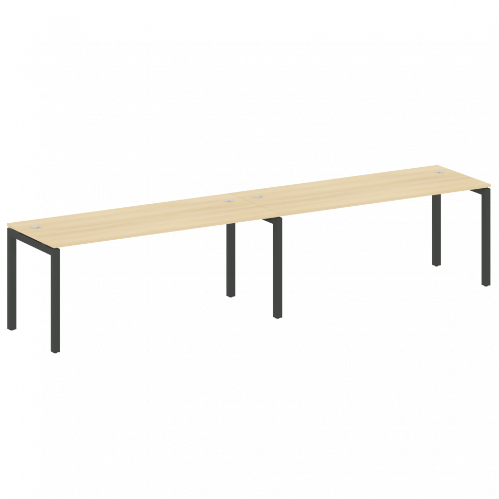 Metal System Quattro Рабочая станция на 2 места на П-образном м/к 50БП.СМ-2.5 Акация Лорка/Металл Ан Metal System Quattro Рабочая станция на 2 места на П-образном м/к 50БП.СМ-2.5 Акация Лорка/Металл Ан