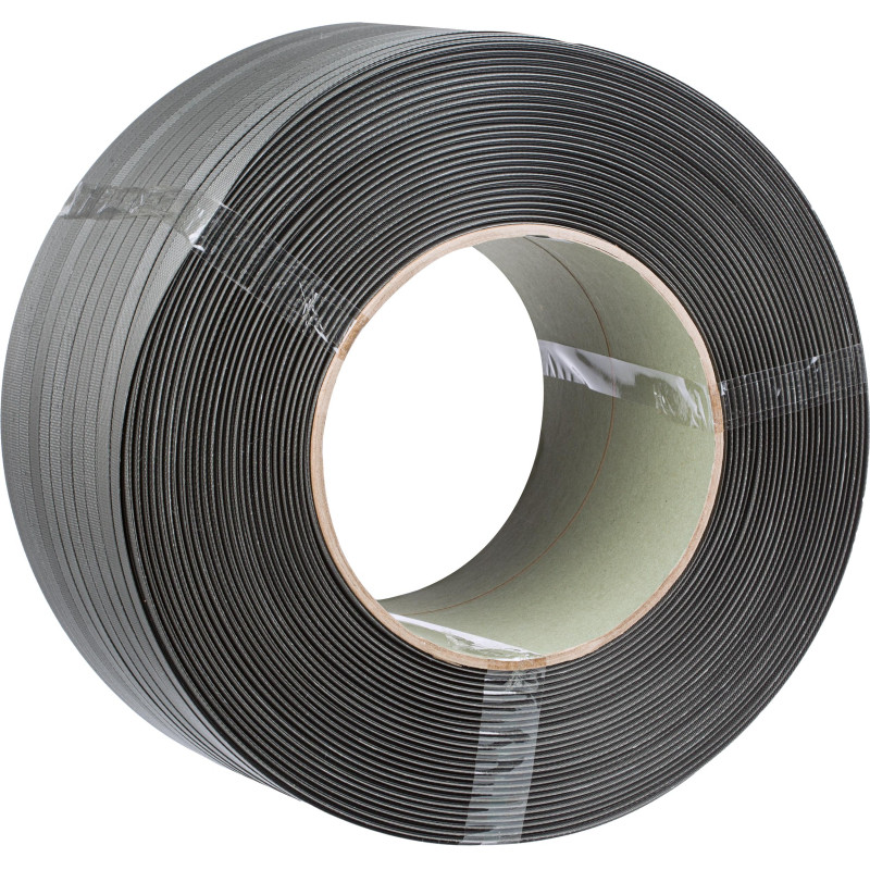 Стреппинг лента Полипропиленовая 15мм х 1,0 (1200 м.) Серая Стреппинг лента Полипропиленовая 15мм х 1,0 (1200 м.) Серая