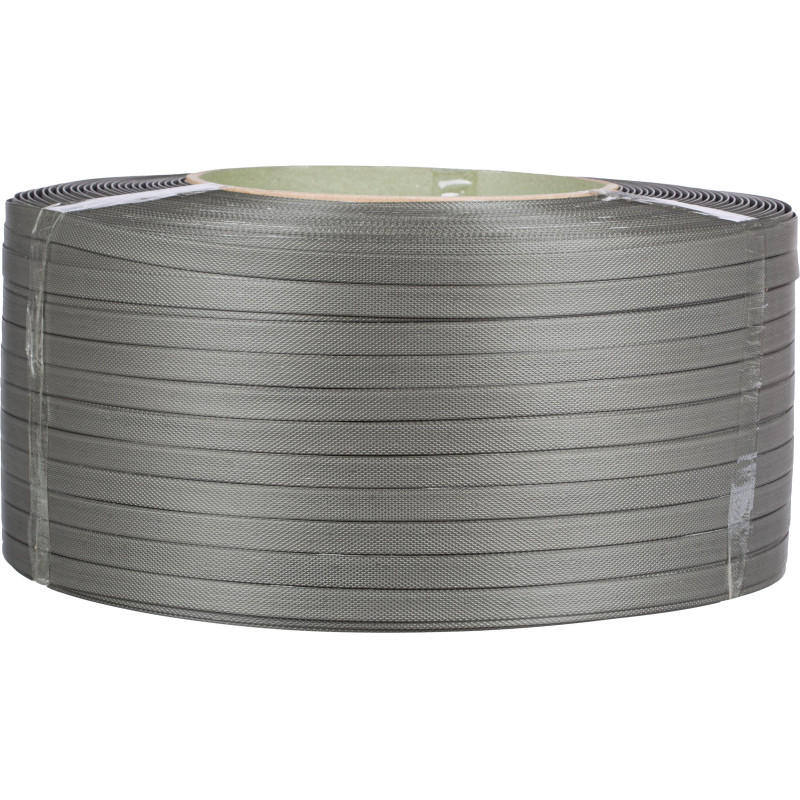 Стреппинг лента Полипропиленовая 15мм х 1,0 (1200 м.) Серая Стреппинг лента Полипропиленовая 15мм х 1,0 (1200 м.) Серая