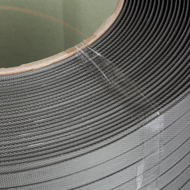 Стреппинг лента Полипропиленовая 15мм х 1,0 (1200 м.) Серая Стреппинг лента Полипропиленовая 15мм х 1,0 (1200 м.) Серая