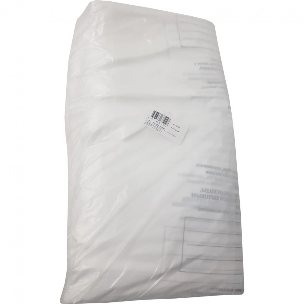 Пакет для мед.отходов кл.А белый 700х1100х18мкм, 110л, 100 шт/уп, Респект