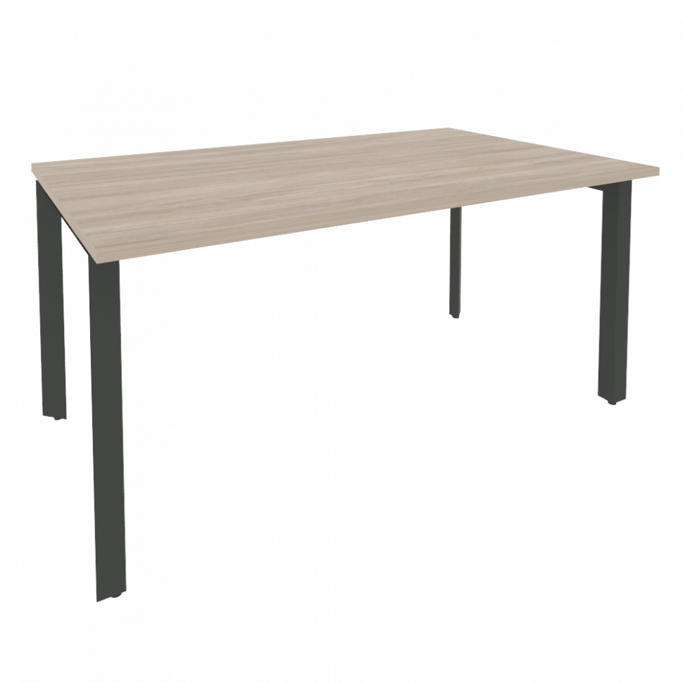 Onix Стол переговорный O.MP-PRG-1.4 Дуб Аттик/Металл Антрацит 1580*980*750