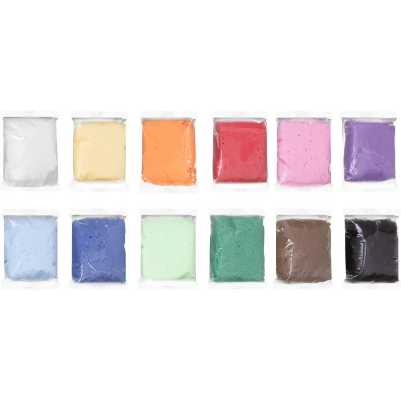 Пластилин воздушный, 12 цв., 120 г 34С 2228-08 набор