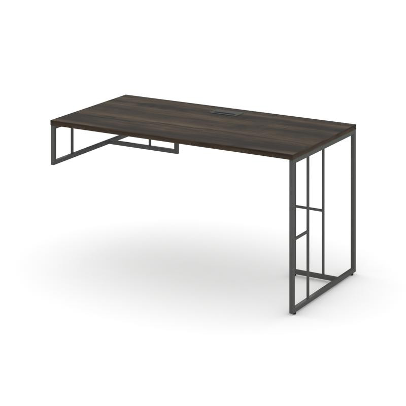 Rift Стол письменный для опорной тумбы левый RF.SPOT-013 (L) Дуб Мали/Металл Антрацит 1380*700*750