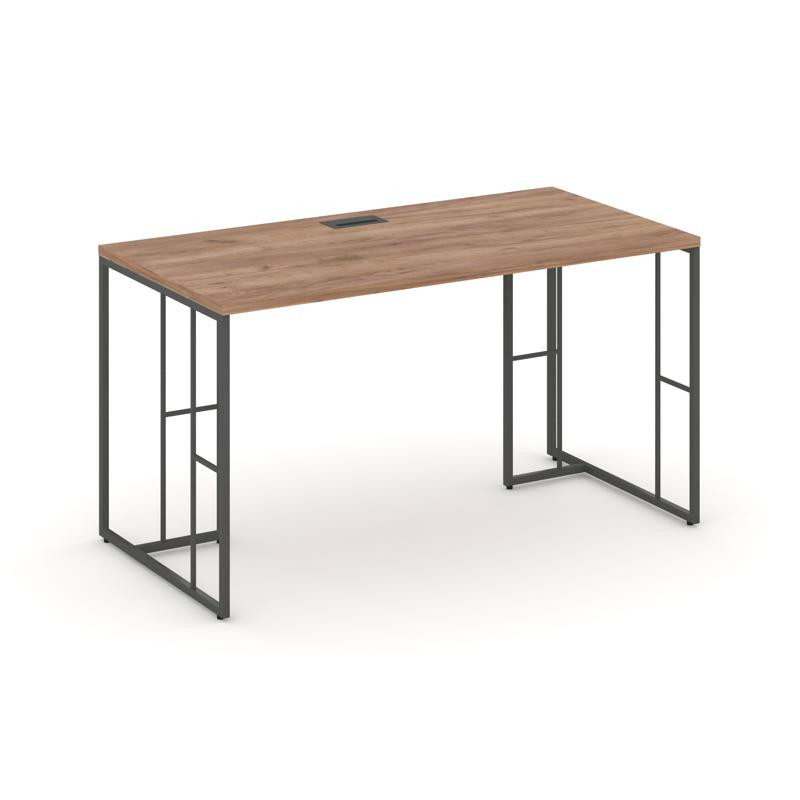 Rift Стол письменный RF.SP-014 Дуб Табак/Металл Антрацит 1580*700*750